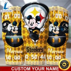 Custom Name Steelers Vintage Mickey…