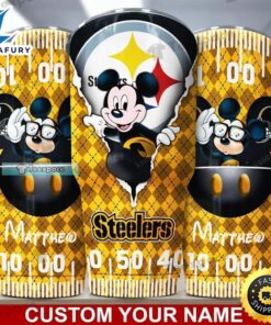 Custom Name Steelers Vintage Mickey…