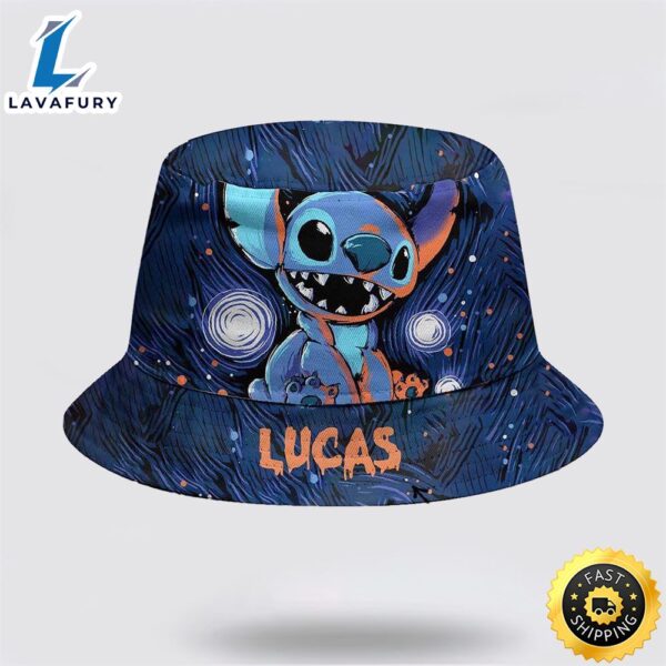 Custom Stitch Bucket Hat Disneyland