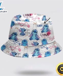 Customized Ohana Means Family Stitch Bucket Hat