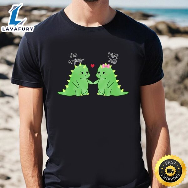Cute Dinosaur Couple, T-Rex Valentine T-Shirt