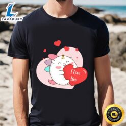 Cute Lovely Unicorn Valentine T-Shirt