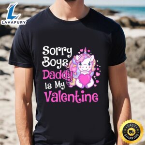 Cute Unicorn Sorry Boys Daddy…
