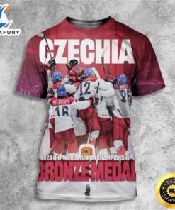 Czech Junior Hockey Team Is Taking The Bronze Medal At The 2024 IIHF World Junior Championship All Over Print Shirt
