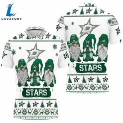 Dallas Stars Christmas Gnomes Polo…