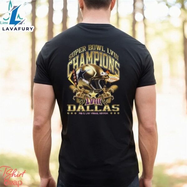 Dallas Super Bowl Champions 2024 ‘Gold Rush Vintage’ T Shirt