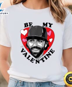 Dansby Swanson Be My Valentine Chicago Baseball MLBPA T-Shirt