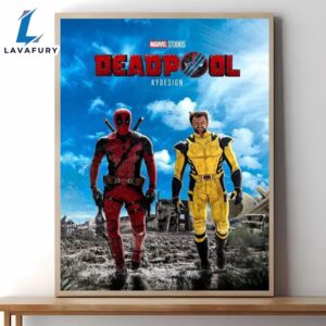 Deadpool 3 Movie Marvel Film Wall Art Print Poster