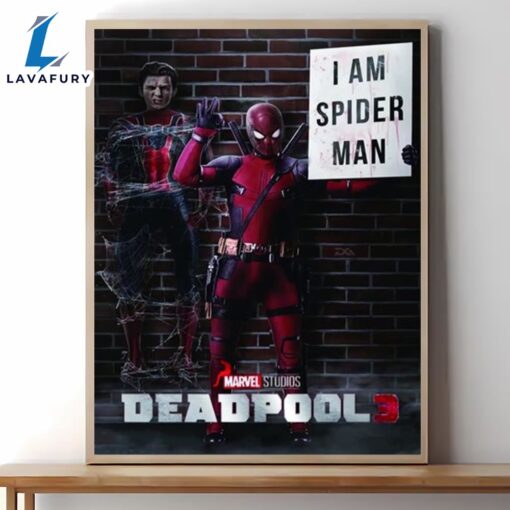 Deadpool 3 Movie Poster Canvas Wall Art