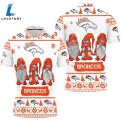 Denver Broncos Christmas Gnomes Polo…