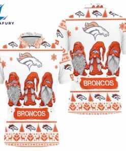 Denver Broncos Christmas Gnomes Polo…