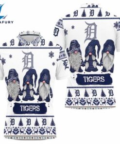 Detroit Tigers Christmas Gnomes Polo…