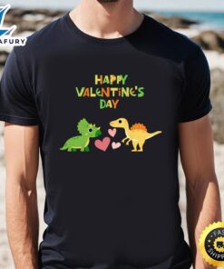 Dinosaur Happy Valentines Day T-Shirt