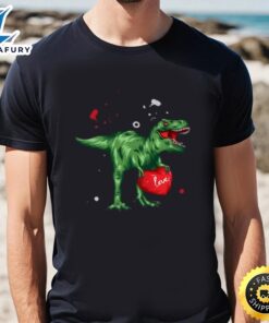 Dinosaur Heart Valentine T-Shirt