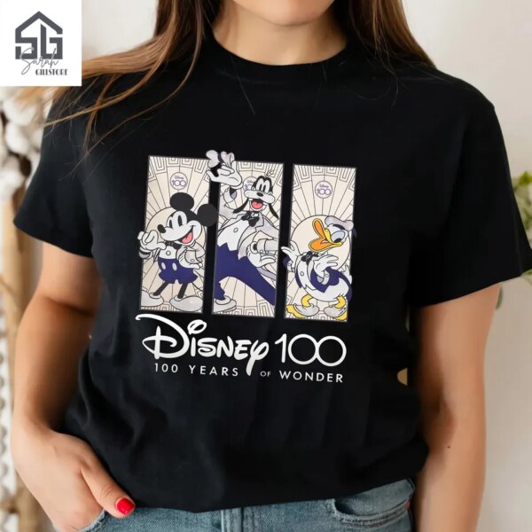 Disney 100 Years of Wonder Mickey Shirt, Walt Disney World Company T-Shirt