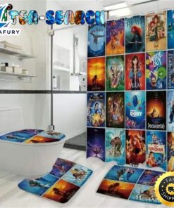 Disney Films Shower Curtains Bathroom…