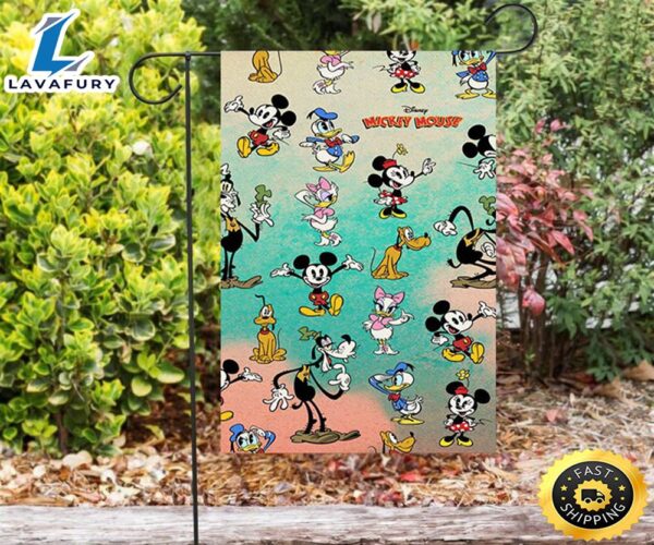 Disney Mickey And Friends12 Double Sided Printing Garden Flag