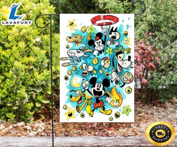 Disney Mickey And Friends13 Double Sided Printing Garden Flag
