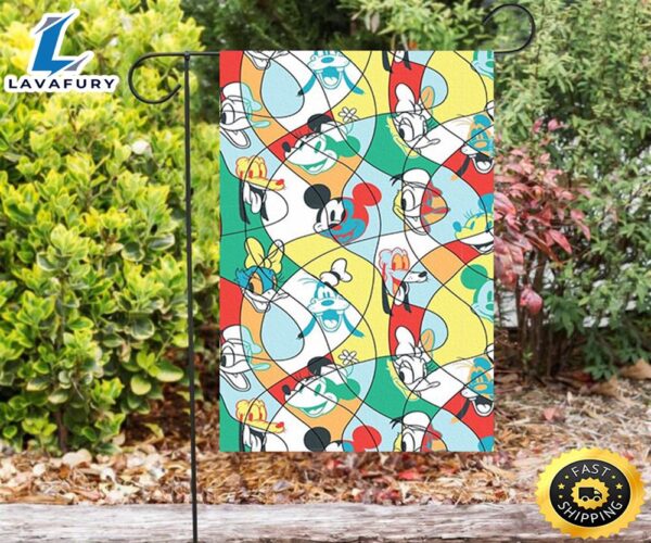 Disney Mickey And Friends14 Double Sided Printing Garden Flag