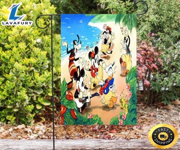 Disney Mickey And Friends8 Double Sided Printing Garden Flag