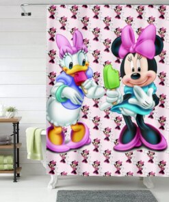 Disney Mickey And Minnie Mickey Mouse Multicolour Shower Curtain