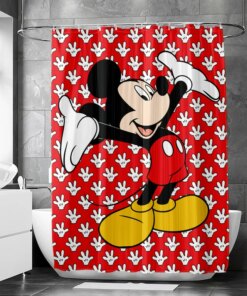 Disney Mickey And Minnie Mickey Mouse Nature Shower Curtain