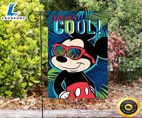 Disney Mickey Cool1 Double Sided Printing Garden Flag