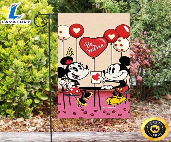 Disney Mickey Minnie Be Mine1 Double Sided Printing Garden Flag