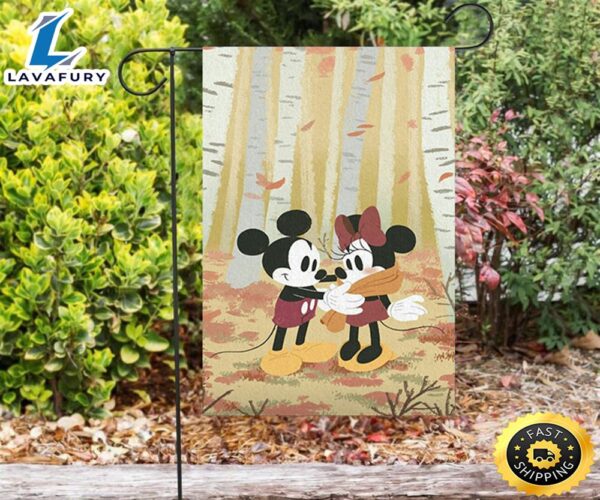 Disney Mickey Minnie1 Double Sided Printing Garden Flag