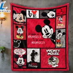 Disney Mickey Mouse Love Blanket