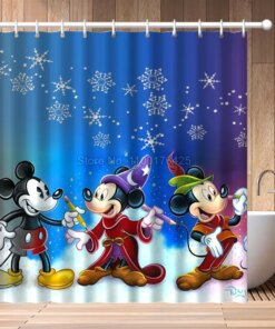 Disney Mickey Mouse Shower Curtain…