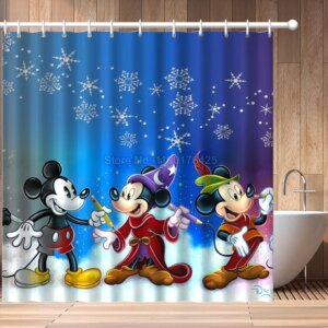 Disney Mickey Mouse Shower Curtain…