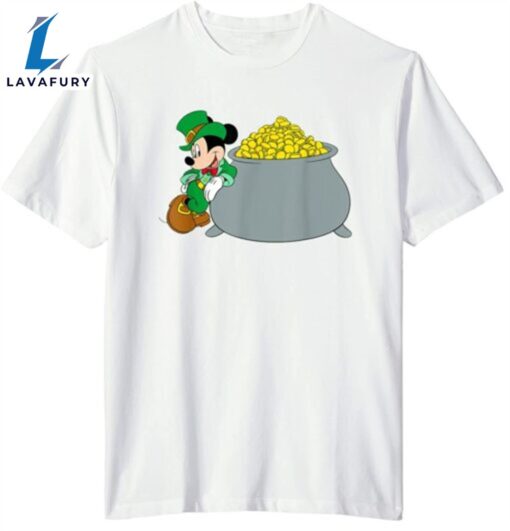 Disney Mickey Mouse St. Patrick’s Day Pot Of Gold T-Shirt