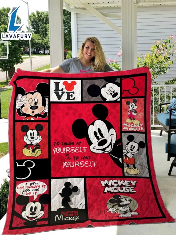 Disney Mickey Mouse To Laugh At Yourself Is To Love Yourself Christmas Gift