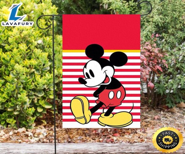 Disney Mickey Red1 Double Sided Printing Garden Flag
