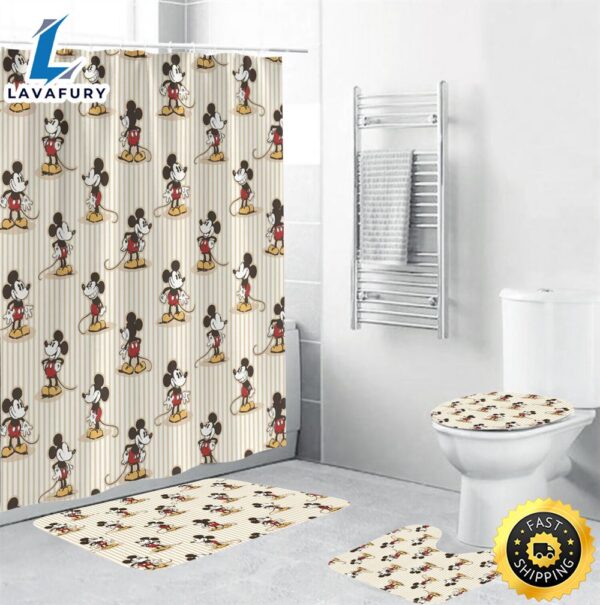 Disney Mickey Shower Curtain Sets, Bathroom Sets