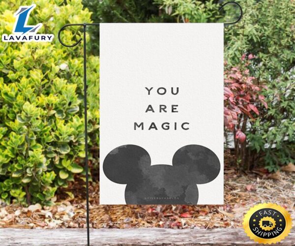 Disney Mickey You Are Magic Double Sided Printing Garden Flag