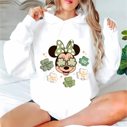 Disney Minnie St Patricks Day Hoodie