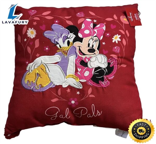 Disney’s Gal Pals Minnie Daisy Throw Pillow Valentine’s Day Kohl’s Red New