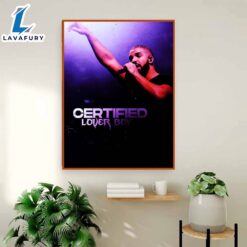 Drake Certified Lover Boy Purple Poster Canvas