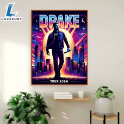 Drake White 2024 The Bridge Tour Poster Canvas