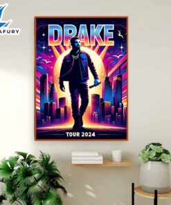 Drake White 2024 The Bridge Tour Poster Canvas