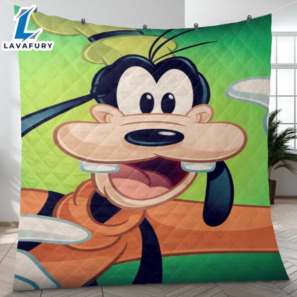Funny Face Goofy Mickey Mouse Disney Character Ver2 Gifts Lover Blanket