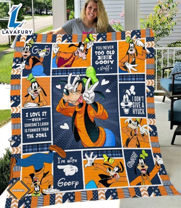 Funny Goofy Mickey Mouse Disney Cartoon 189 Gift Lover Blanket