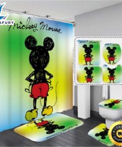 Funny Mickey Minnie Mouse Bathroom…