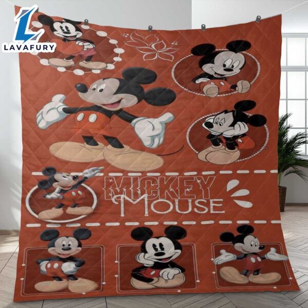Funny Mickey Mouse Disney Cartoon Gift Lover Blanket