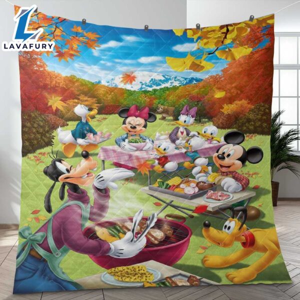 Funny Party Mickey And Friends Cartoon Disney Ver5 Gift Lover Blanket