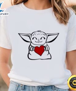 Funny Baby Yoda Hug Heart…