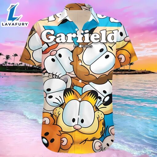 Garfield Cat Trendy Hawaiian Shirt