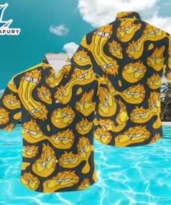 Garfield Character Vacation Hawaiian Print…